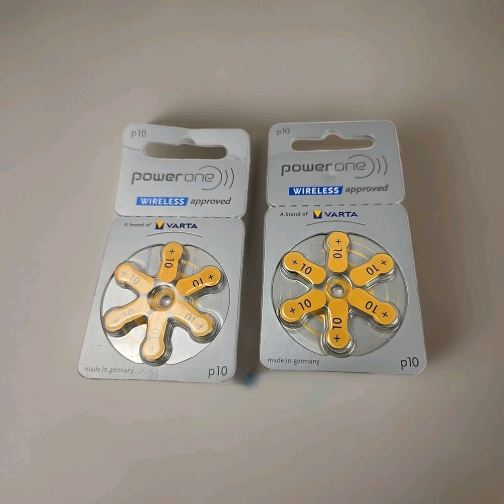 Power One 1.45V Hearing Aid Batteries p10 PR70 11/24 2 Pks